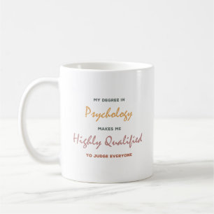 Mug Psychologie Degré Drôle Citations Drôle Idées 