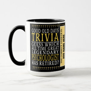 Mug Psychologue Funny Personnalisé Retraité, Retraité
