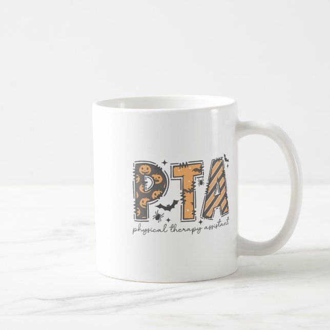 Mug Pta Halloween Thérapie Physique Istant Autum Éffra (Droite)