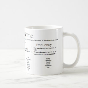 Mug Publicité du temps - Mots