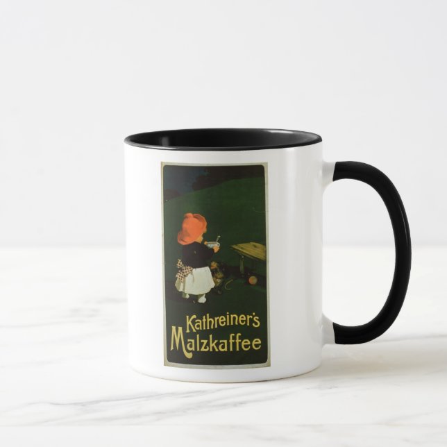 Mug Publicité par affichage pour le 'malt Coffee de (Droite)