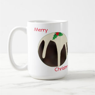 Mug Pudding de Noël aux pelouses,