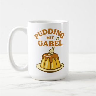 Mug Pudding Mit Gabel Funny Design