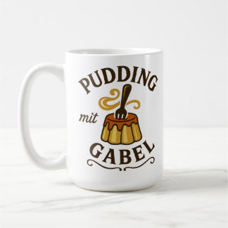 Mug Pudding Mit Gabel Funny Design