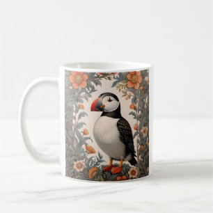 Mug Puffin Atlantique William Morris Inspiré Floral