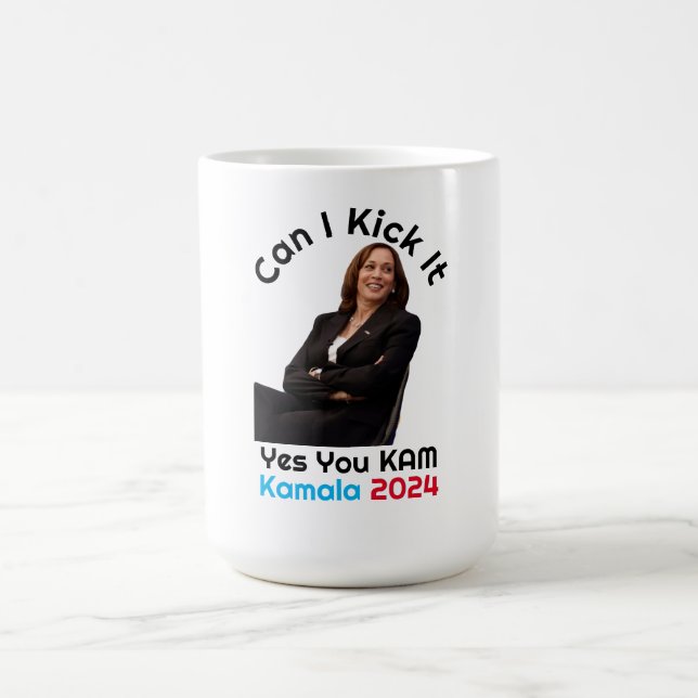 Mug Puis-je le lancer Kamala Harris 2024 T-shirt (Centre)