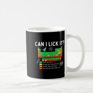 Mug Puis-je le lécher Tableau périodique Professeur de