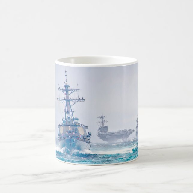 Mug PUISSANCE MARITIME - Bateaux de la marine américai (Centre)