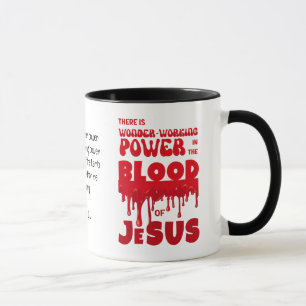 Mug PUISSANCE Pâques chrétienne DANS LE SANG DE JÉSUS