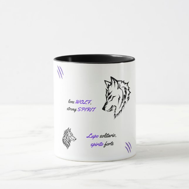 Mug Puissant loup solitaire (Centre)