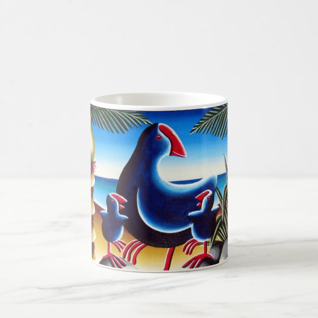 Mug Pukekos et Nikau (Centre)
