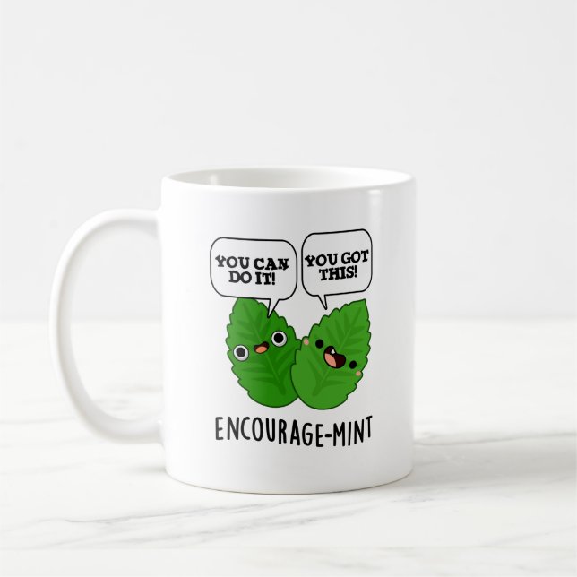 Mug Pun à menthe positif (Gauche)