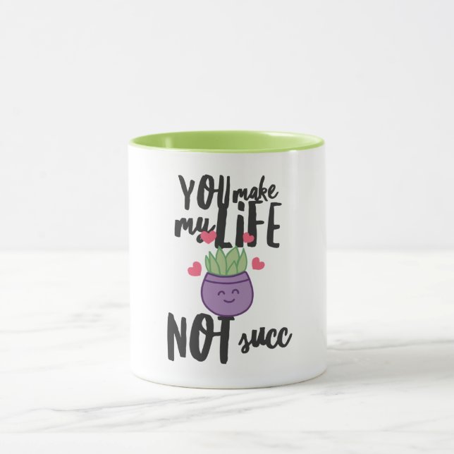 Mug Pun Succulent (Centre)
