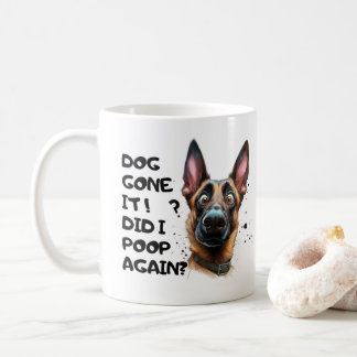 Mug Punaise ! Ai-je fait caca encore ? Drôle de chien