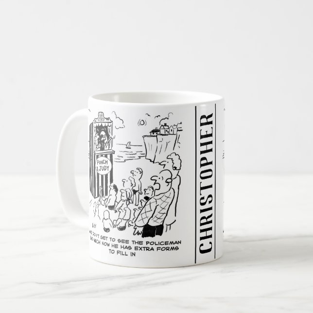 Mug Punch & Judy Show Le policier disparu (Devant gauche)