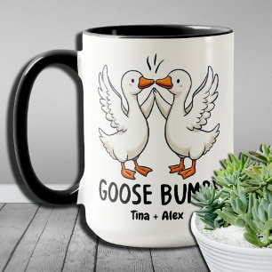 Mug Punny Cute Goose Bumps Funny Animal Pun Lover 
