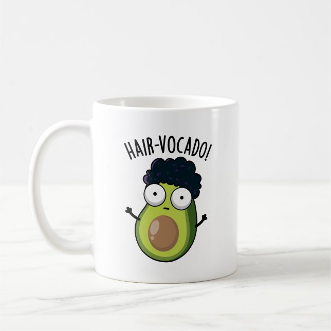 Mug Puns d'Avocado amusants en coiffure (Gauche)