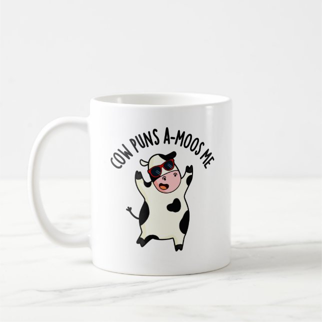 Mug Puns de vache Amoos Me Drôle Pun de vache (Gauche)