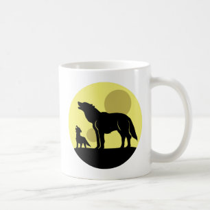 Mug Pup Mother and Wolf
