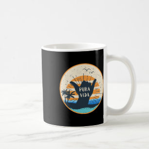 Mug Pura Vida Costa Rica Signe Shaka Surfant Surfeur G