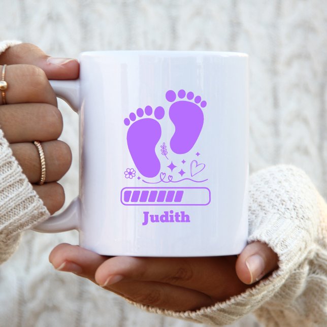 Mug Purple Baby Chargement (Créateur téléchargé)