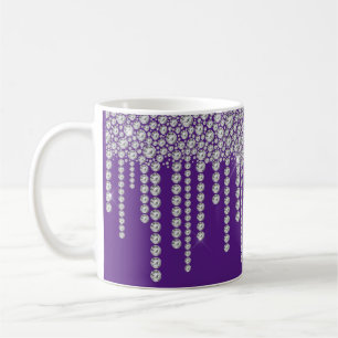 Mug Purple Bling Girly Sparkle