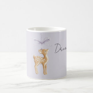 Mug Purple Bow Deer
