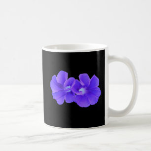 Mug, Purple Floating Morning Glories Coffee Mug