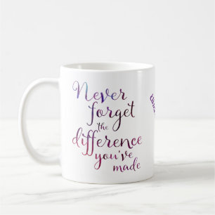Mug Purple N'Oubliez Jamais La Différence Que Vous Ave