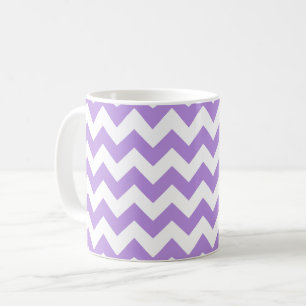 Mug Purple Zigzag, Purple Chevron, Motif géométrique