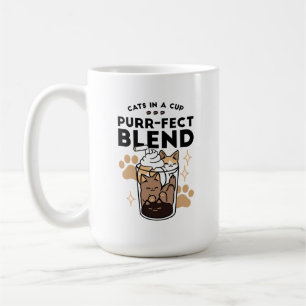 Mug Purr-fect Blend : Cat and Coffee Art for Pet Lover
