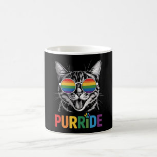 Mug Purride Cat Gay Lesbian Rainbow LGBTQ Ally Pride