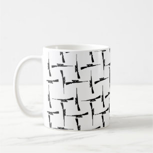 Mug Pursuit de précision : Chasse Motif noir et blanc 