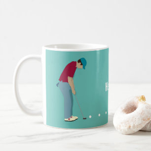 Mug Putage de golfeurs