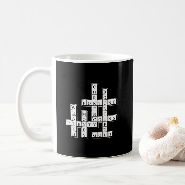Mug Puzzle à forme libre (Avec donut)