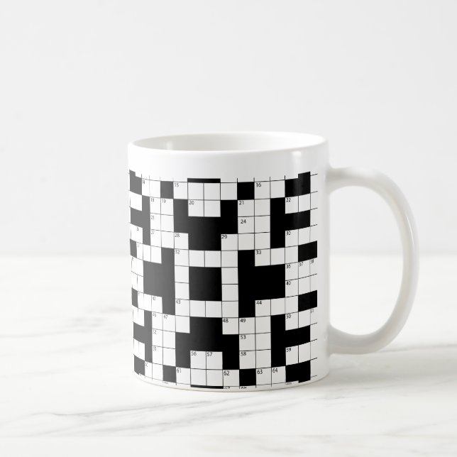 Mug Puzzle de mots croisés (Droite)