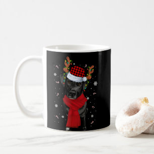 Mug Pyjama léger Black Lab Labrador Christmas Tree