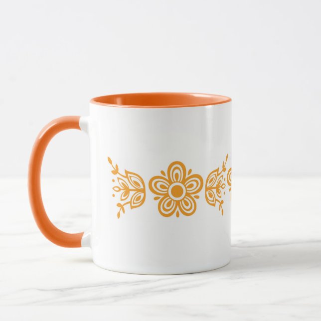 Mug Pyrex Design Butterfly Gold Motif (Gauche)