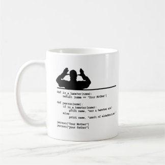 Mug Python Code-Votre mère était un hamster
