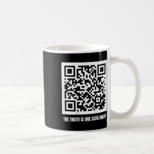 Mug Qr Trump Dancing Code Merch Uni-adulte, Noir,