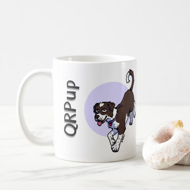 Mug QRPup Cup - Hazel (Avec donut)