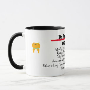 Mug Qualités du bon dentiste Description du travail Pe