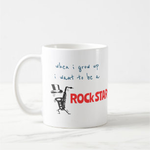 Mug Quand j'ai grandi Rock Star