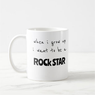 Mug Quand j'ai grandi Rock Star