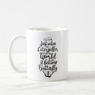 Mug Quand la Caterpillar pensait que le monde était fi
