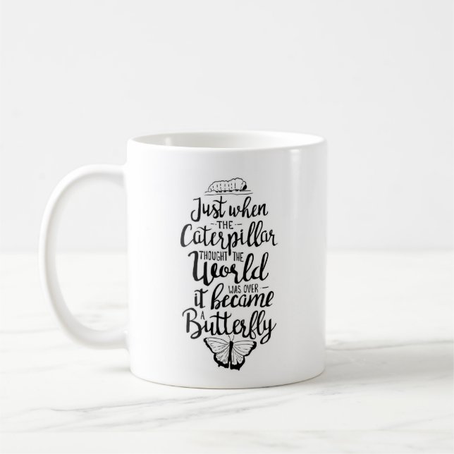 Mug Quand la Caterpillar pensait que le monde était fi (Gauche)