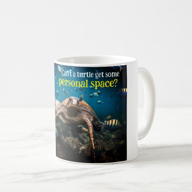 Mug Quand la vie devient dure, il suffit de continuer  (Devant droit)