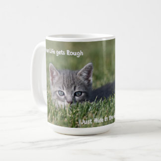 Mug Quand la vie devient rugueuse chatte muette