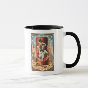 Mug Quand le drapeau de liberté va par