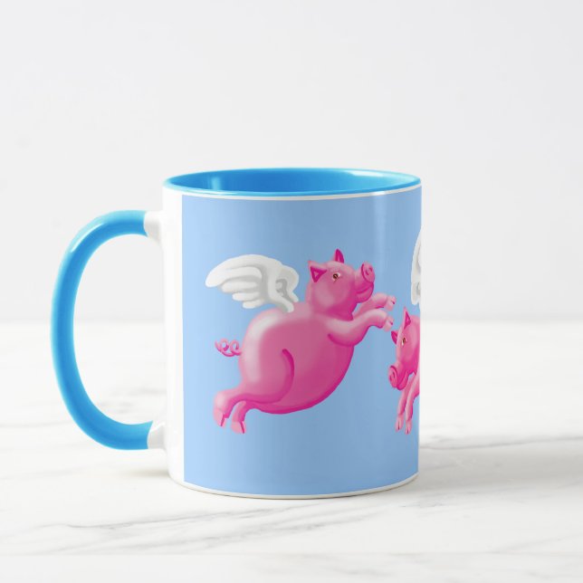 Mug Quand les porcs volent (Gauche)